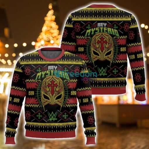 Rey Mysterio 3D Ugly Christmas Sweater Unisex Sweater Christmas Gift Product Photo 1