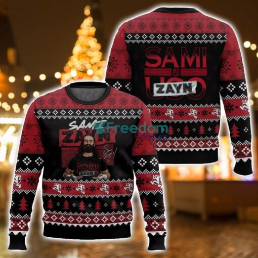 Sami Zayn 3D Ugly Christmas Sweater Unisex Sweater Christmas Gift Product Photo 1