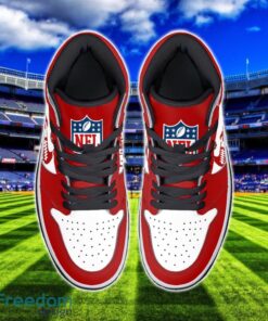 San Francisco 49ers Air Jordan 1 Shoes Sport Hightop Sneakers For Men And Women Custom Name Product Photo 3