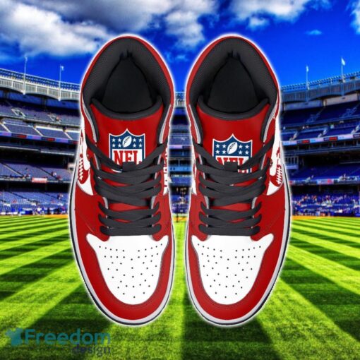 San Francisco 49ers Air Jordan 1 Shoes Sport Hightop Sneakers For Men And Women Custom Name Product Photo 3