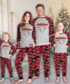 San Francisco 49ers Christmas Family Pajamas Set Kid Men Women