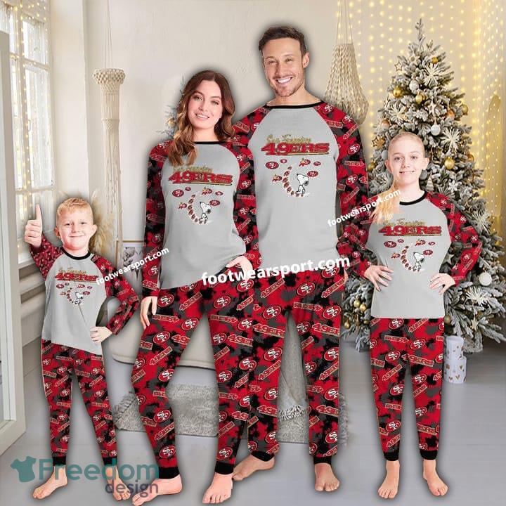 San Francisco 49ers Christmas Family Pajamas Set Kid Men Women image San Francisco 49ers Christmas Family Pajamas Set Kid Men Women - San Francisco 49ers Christmas Family Pajamas Set Kid Men Women