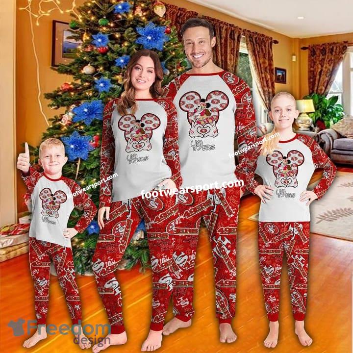 San Francisco 49ers Christmas Pajamas Set Family Kid Men Women image San Francisco 49ers Christmas Pajamas Set Family Kid Men Women - San Francisco 49ers Christmas Pajamas Set Family Kid Men Women