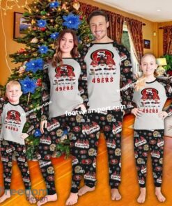 San Francisco 49ers Gnomies Christmas Xmas Pajamas Set Family For Adult
