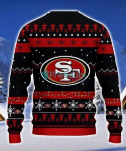 San Francisco 49ers Santa Claus Ugly Christmas Sweater Christmas Gift 3D Sweater Product Photo 2