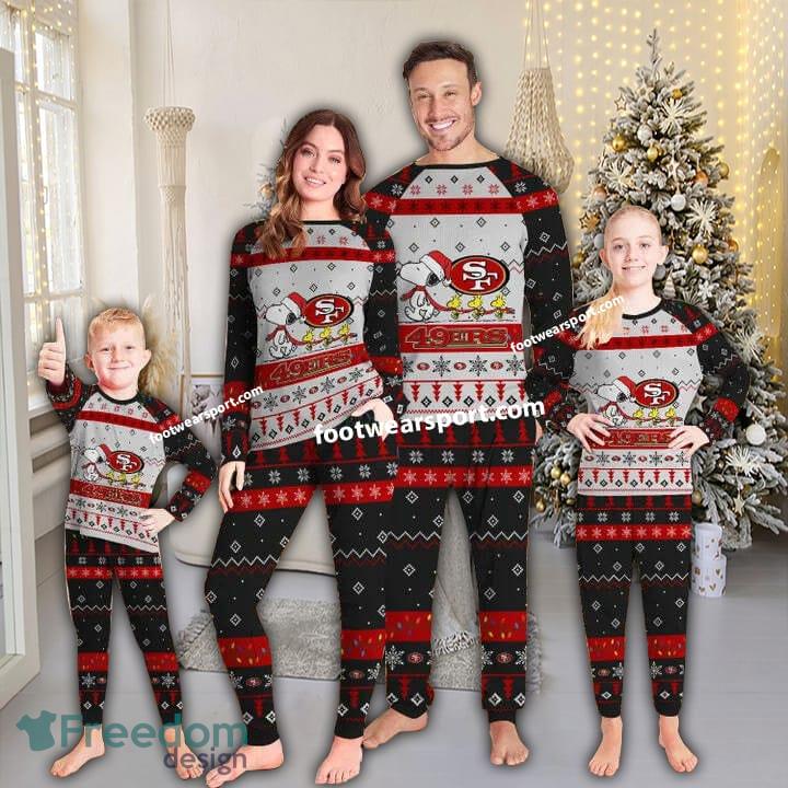 San Francisco 49ers Stay Warm Christmas Gift Xmas Pajamas Set Family Gift Christmas image San Francisco 49ers Stay Warm Christmas Gift Xmas Pajamas Set Family Gift Christmas - San Francisco 49ers Stay Warm Christmas Gift Xmas Pajamas Set Family Gift Christmas