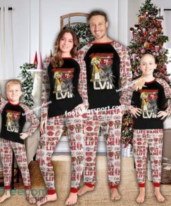 San Francisco 49ers Super Bowl Xmas Family Pajamas Set Kid Men Women