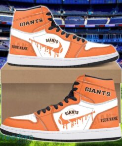 San Francisco Giants Air Jordan 1 Shoes Sport Hightop Sneakers For Men And Women Custom Name