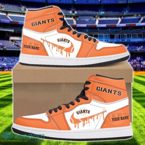 San Francisco Giants Air Jordan 1 Shoes Sport Hightop Sneakers For Men And Women Custom Name Product Photo 1