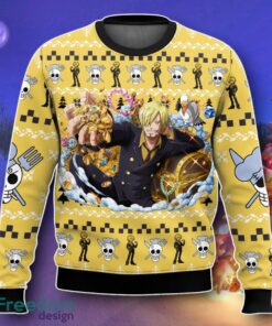Sanji One Piece Ugly Christmas Sweater Impressive Gift