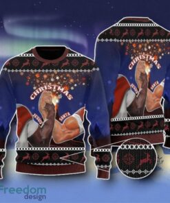 Santa And Jesus Christmas Ugly Christmas Sweater Unique Gift