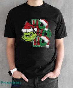 Santa Grinch Shirt, Grinchmas Shirt, Ho Ho Ho T-Shirt, Family Christmas Movie Tee - Black Unisex T-Shirt