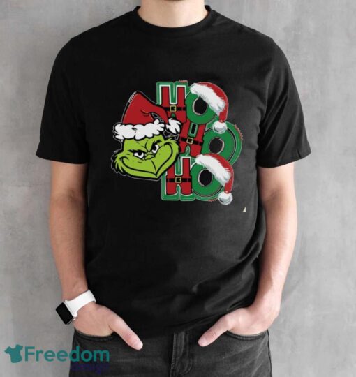 Santa Grinch Shirt, Grinchmas Shirt, Ho Ho Ho T-Shirt, Family Christmas Movie Tee - Black Unisex T-Shirt