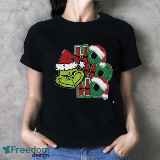 Santa Grinch Shirt, Grinchmas Shirt, Ho Ho Ho T-Shirt, Family Christmas Movie Tee - Ladies T-Shirt