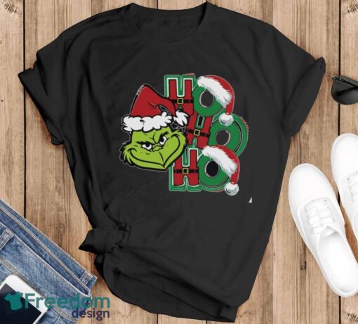 Santa Grinch Shirt, Grinchmas Shirt, Ho Ho Ho T-Shirt, Family Christmas Movie Tee - Black T-Shirt