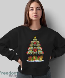 School Bus Christmas Tree Sweatshirt, School Bus Driver Hoodie, Merry Xmas Shirt - Sweatshirt