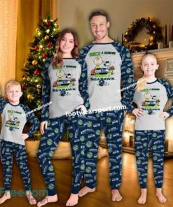 Seattle Seahawks Once A Seahawk – Always A Seahawk Ugly Christmas Pajamas Set Family Kid Men Women