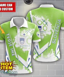 Slovenia national football team Limited 3D Polo Shirt Logo Printing For Fans Custom Name