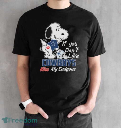 Snoopy If You Don’t Like Dallas Cowboys Kiss My Endzone Shirt Product Photo 2