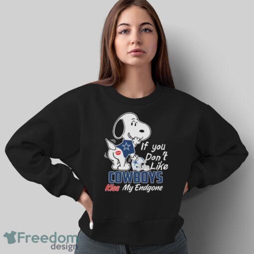 Snoopy If You Don’t Like Dallas Cowboys Kiss My Endzone Shirt Product Photo 5