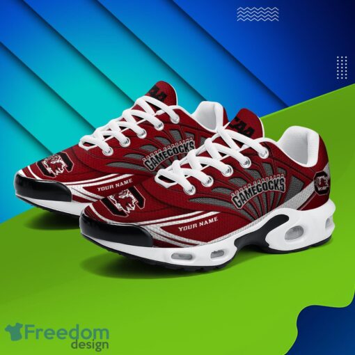 South Carolina Gamecocks Air Cushion Sports Shoes Custom Name Gift For Fans Men Women Shoes Product Photo 2