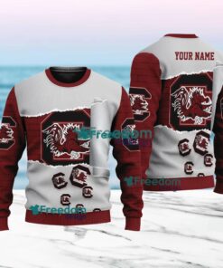 South Carolina Gamecocks NCAA Logo New Idea Christmas Ugly Sweater 3D For Men And Women