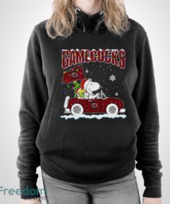 South Carolina Gamecocks Snoopy And Woodstock Driving Car Shirt Sweatshirt Hoodie - Unisex Pullover Hoodie