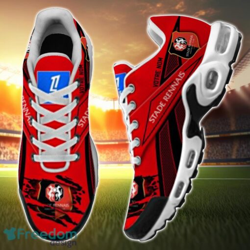 Stade Rennais F.C Air Cushion Sports Shoes Custom Name Gift TN Shoes Sneakers For Fans Men Women Team Shoes Product Photo 2