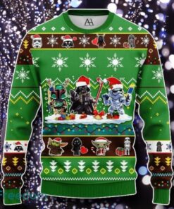 Star Wars Cute Chibi Character Ugly Christmas Sweater Unique Gift Jumper
