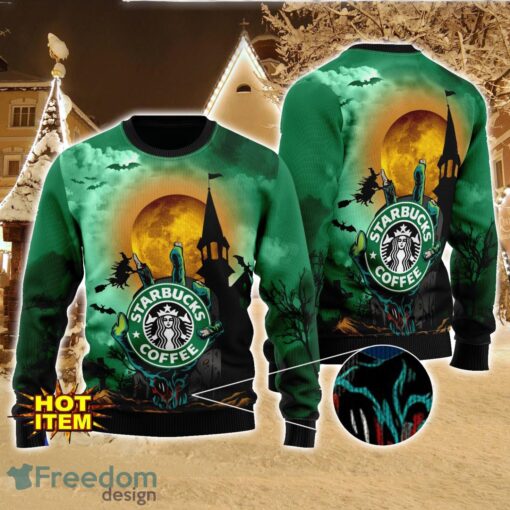 Starbucks Coffee Halloween 3D Sweater Halloween Gift For Men And Women Product Photo 1