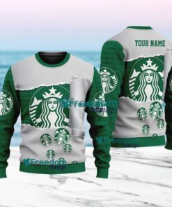Starbucks Coffee Logo New Idea Christmas Ugly Sweater 3D For Men And Women