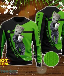 Starbucks Coffee St Patrick Day All Over Print Sweater Christmas Holiday Gift Men and Women