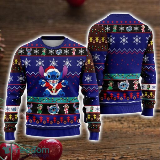 Stitch Cute Merry Christmas Ugly Christmas Sweater Stitch Christmas Gift Stitch Ugly Christmas Sweater Holiday Gift Product Photo 1