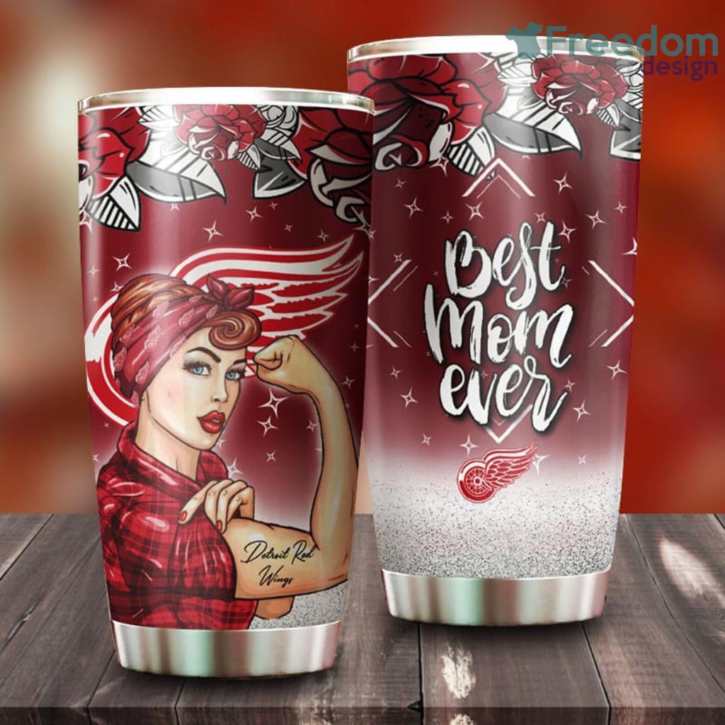 Strong Best Mom Ever Detroit Red Wings NHL Tumbler For Everyone image Strong Best Mom Ever Detroit Red Wings NHL Tumbler For Everyone Product Photo 1