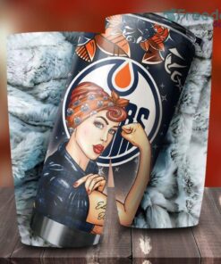 Strong Best Mom Ever Edmonton Oilers NHL Tumbler For Everyone Product Photo 2