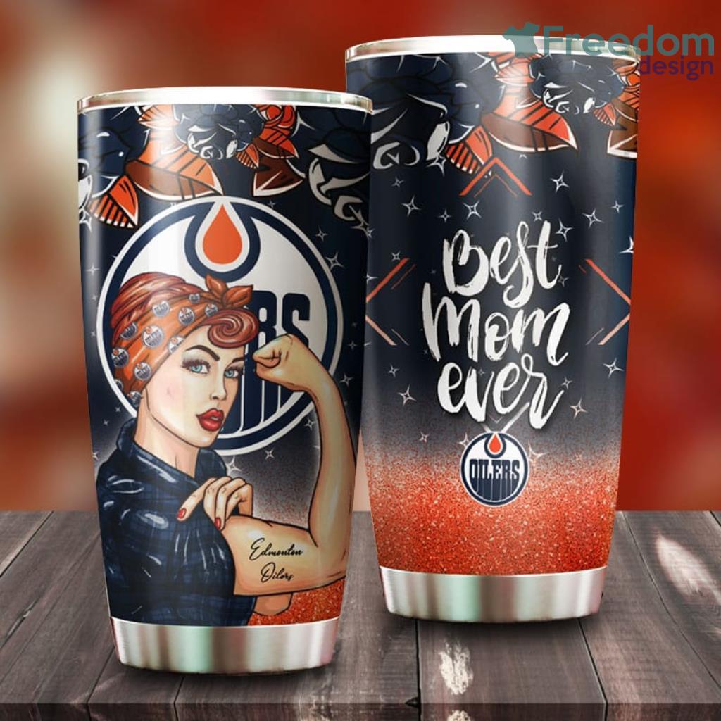 Strong Best Mom Ever Edmonton Oilers NHL Tumbler For Everyone image Strong Best Mom Ever Edmonton Oilers NHL Tumbler For Everyone Product Photo 1