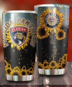 Sunflower Florida Panthers NHL Tumbler For Everyone