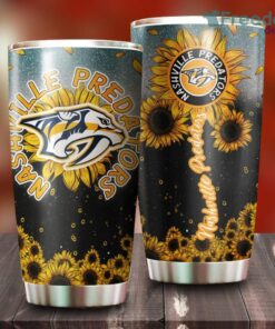 Sunflower Nashville Predators NHL Tumbler For Everyone