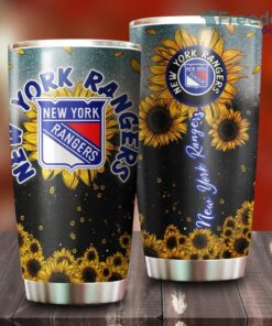 Sunflower New York Rangers NHL Tumbler For Everyone