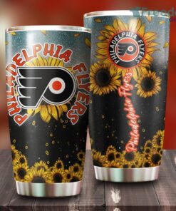 Sunflower Philadelphia Flyers NHL Tumbler For Everyone