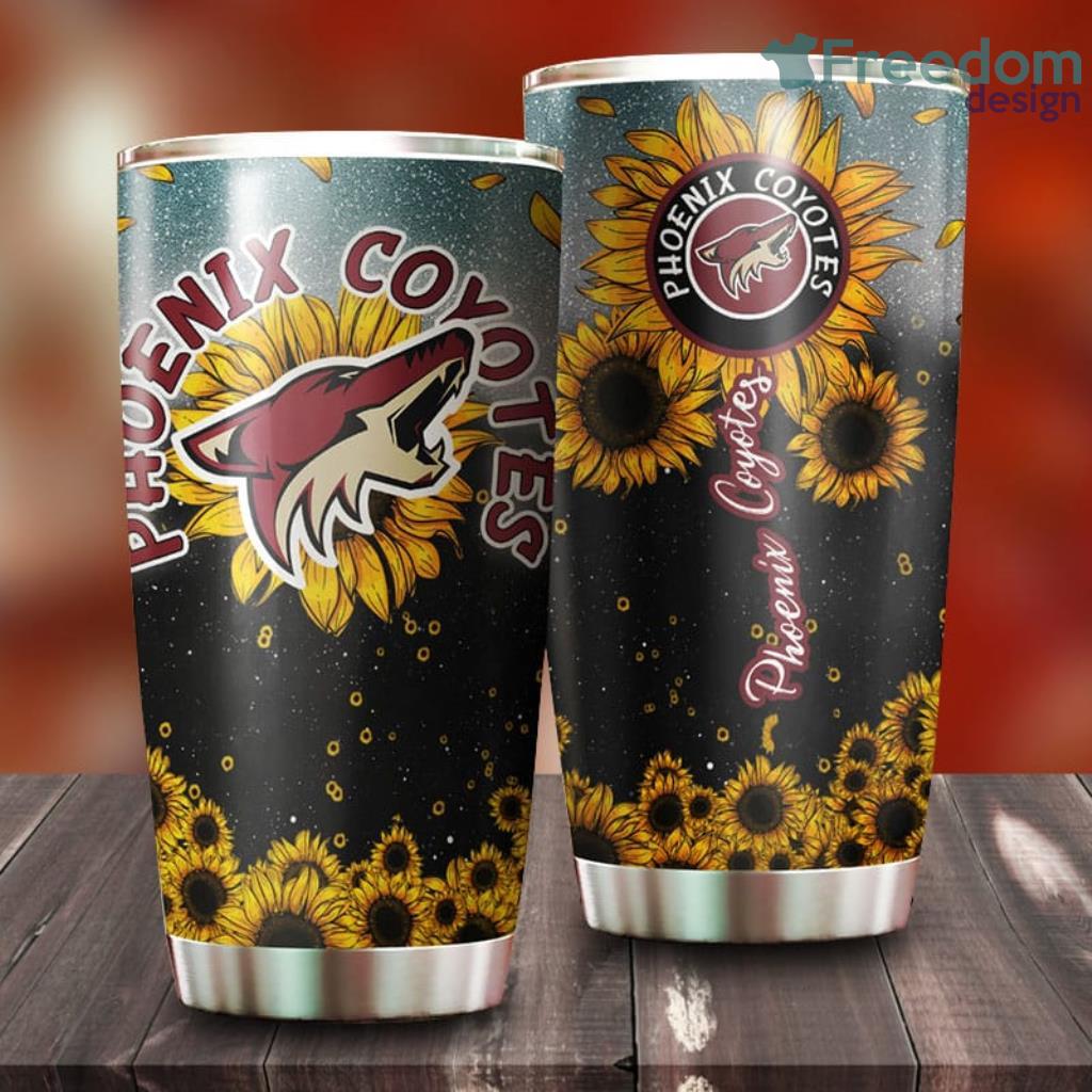 Sunflower Phoenix Coyotes NHL Tumbler For Everyone image Sunflower Phoenix Coyotes NHL Tumbler For Everyone Product Photo 1