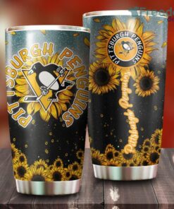 Sunflower Pittsburgh Penguins NHL Tumbler For Everyone