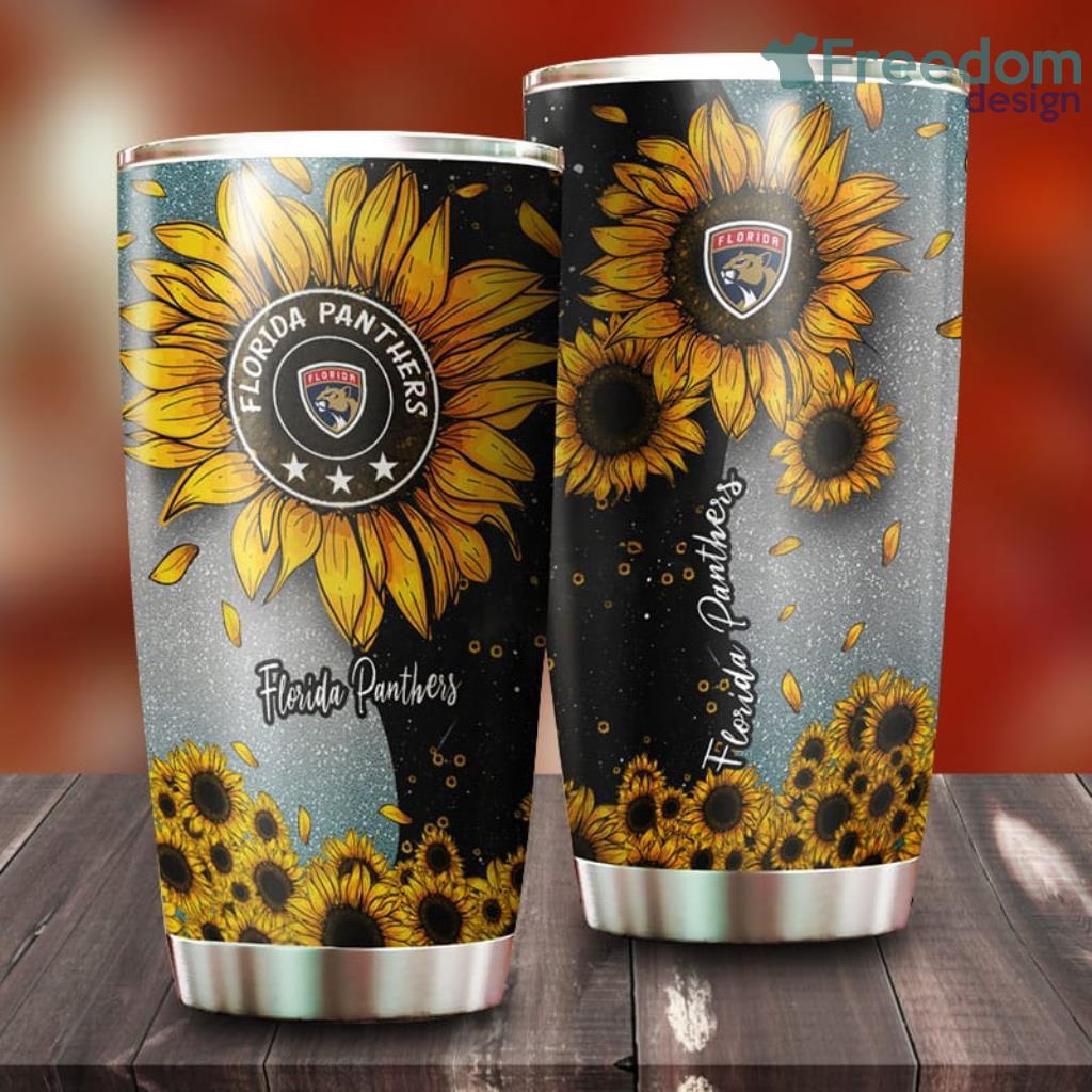 Sunflower Sunshine Florida Panthers NHL Tumbler For Everyone image Sunflower Sunshine Florida Panthers NHL Tumbler For Everyone Product Photo 1