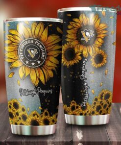 Sunflower Sunshine Pittsburgh Penguins NHL Tumbler For Everyone