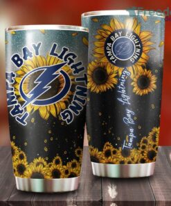 Sunflower Tampa Bay Lightning NHL Tumbler For Everyone