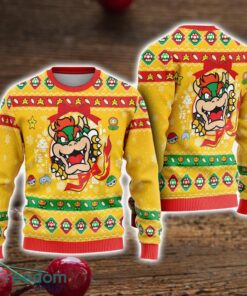 Super Mario Bowser Ugly Christmas Sweatshirt Bowser Shirt Bowser Mario Bros Ugly Christmas Sweater Holiday Gift