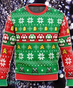 Super Mario Ugly Christmas Sweater Unique Gift
