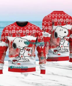 Tampa Bay Buccaneers Nfl Snoopy Pine Tree Christmas Ugly Sweater Custom Name