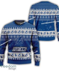 Tampa Bay Lightning Xmas Pattern Ugly Christmas Sweater For Fans
