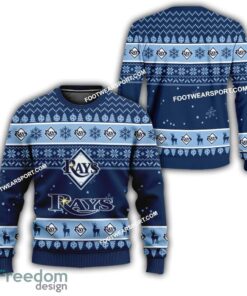 Tampa Bay Rays Xmas Pattern Ugly Christmas Sweater Gift For Adult